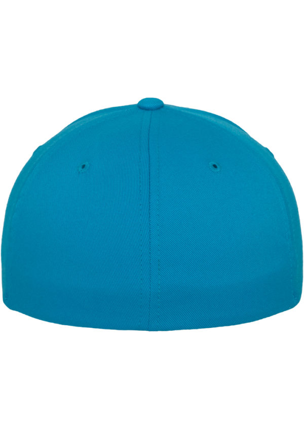 casquette Flexfit Wooly combed turquoise derriere