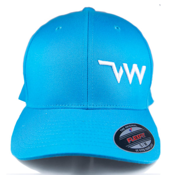 casquette Flexfit Wooly combed turquoise face