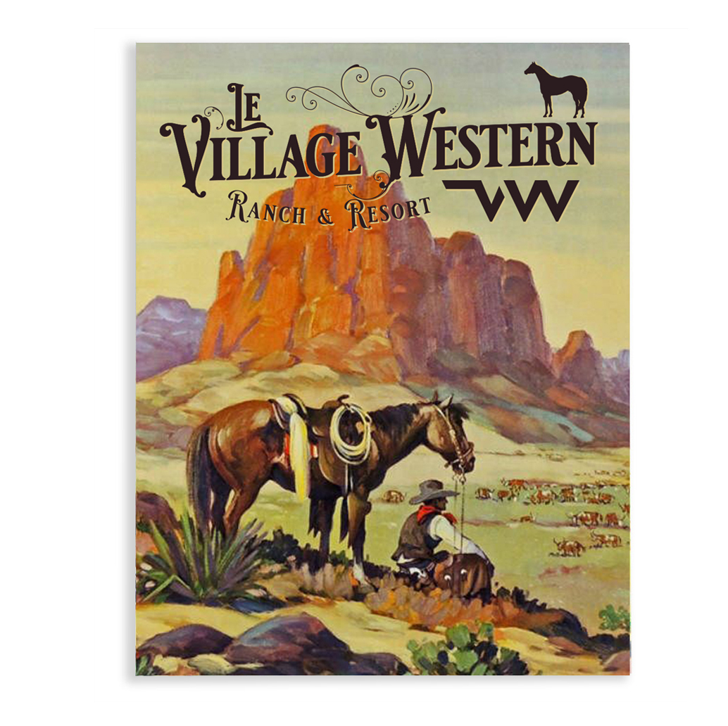 Plaque Décorative En Tôle Lucky Luke - 14x20 Cm, Motif Western Cowboy, Pour Mur Ou Porte